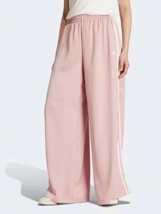 ADIDAS SATIN RUFFLE TRACK PANTS - Picture 2 of 7